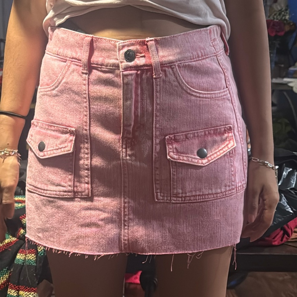 XS American eagle jean skirt